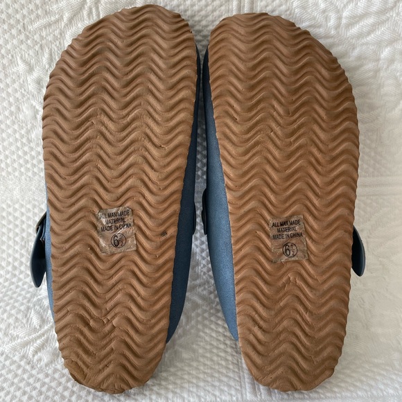 Soda Faux Suede Slip On Clog Mules Buckle Strap Navy/Blue 6.5 - Picture 10 of 10